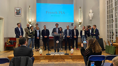 Discours de Franck Pia lors de la remise du chèque des Ovalies