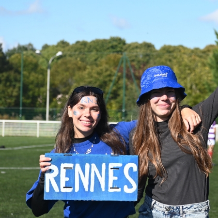 Unilympiades 2024 - supporters d'UniLaSalle Rennes