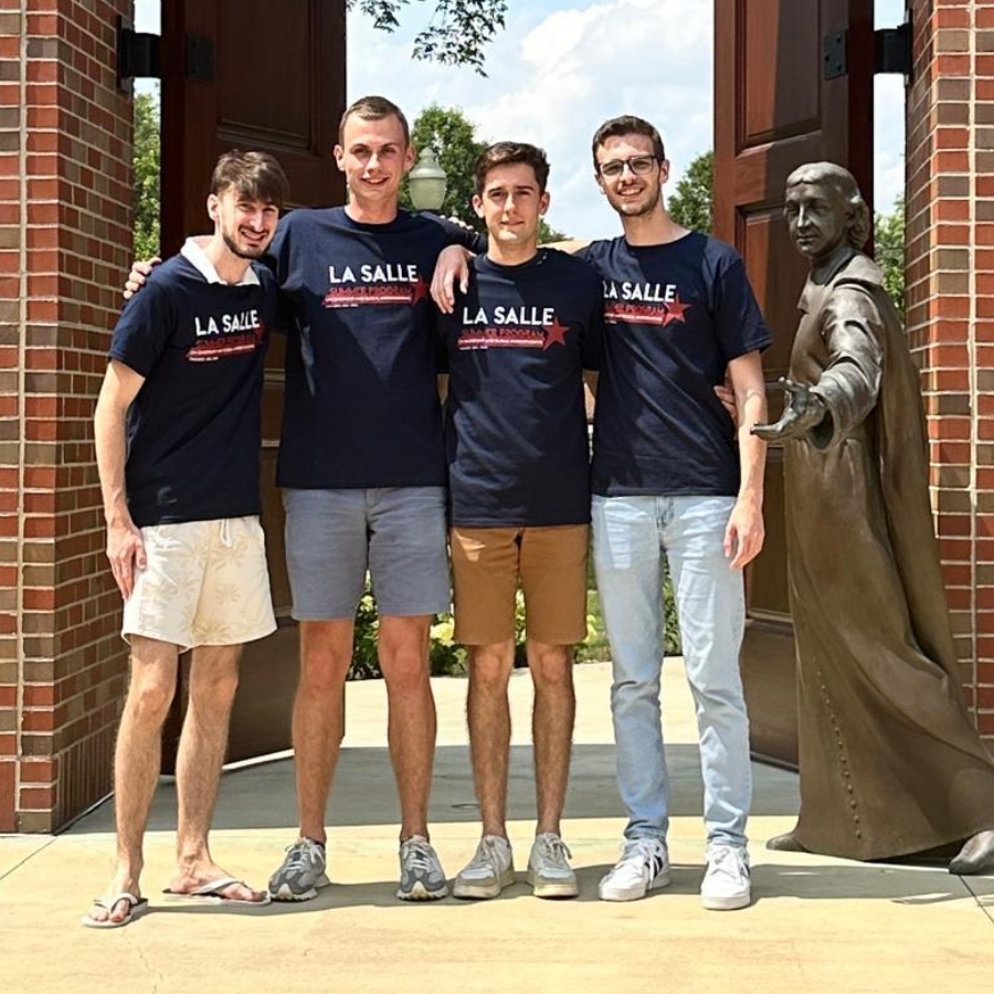 Les étudiants d'UniLaSalle au Lasallian Leadership Program 2024 à Chicago 