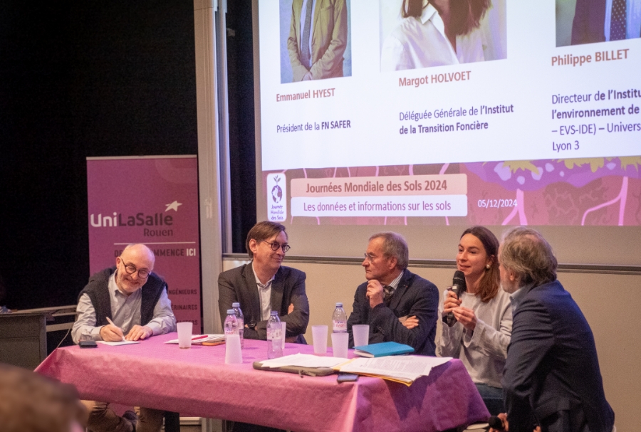 Table ronde - Journée Mondiale des Sols 2024 - journée de clôture à UniLaSalle Rouen