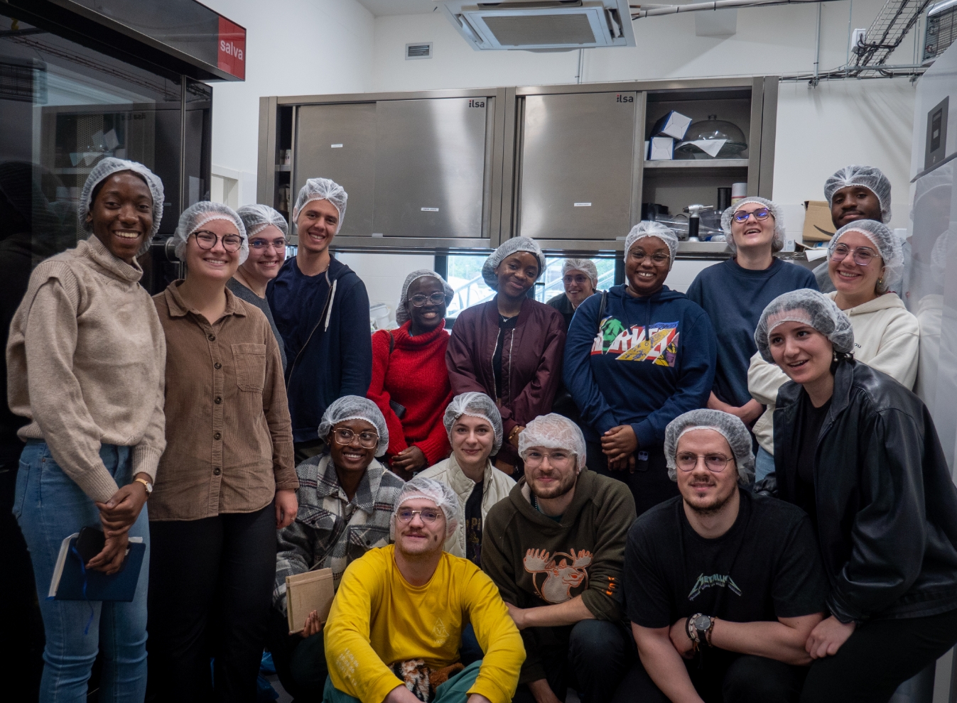 Classe des étudiants ingénieurs en parcours BBE à la Pâtisserie Numérique