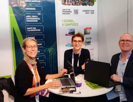 La délégation UniLaSalle au salon EAIE 2024